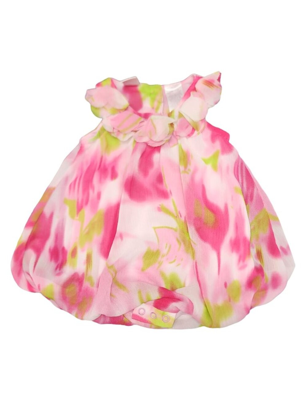 Baby Girls Baby Beri Floral Bubble Romper Outfit One Piece 3-6 Months Sleeveless